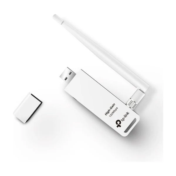 Adaptador USB Inalámbrico tp link TL-WN722N de Alta Sensibilidad a 150 Mbps