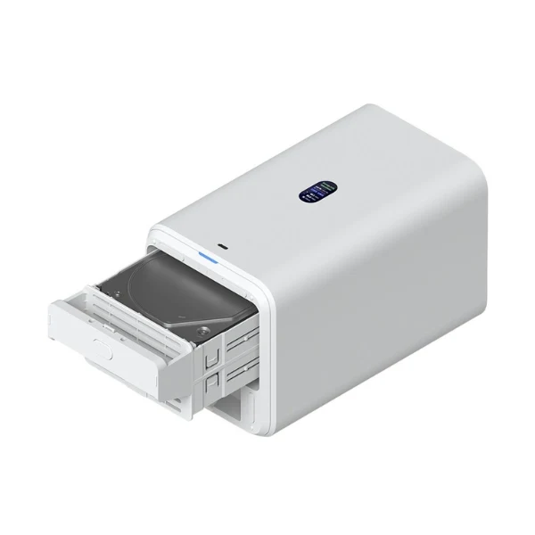 Alojamiento Avanzado Ubiquiti UNAS 2 NAS de Escritorio 2 Bahías White - Image 3