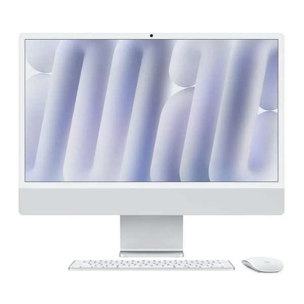 iMac Apple 24" M4 (Late 2024) - Chip M4 10 Núcleos - 16GB Memoria Unificada - 512GB SSD - Pantalla 4.5K Retina - Plata - MWUV3LL/A