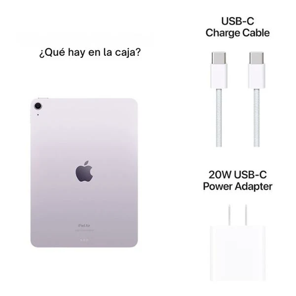 Tablet Apple iPad Air 11" - M2 - Wi-Fi - 128GB - (2024) - Purple - MUWF3LL/A - Image 5