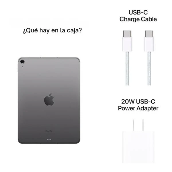Tablet Apple iPad Air 11" - M2 - Wi-Fi + 5G - 128GB - (2024) - Space Gray - MUXD3LL/A - Image 5