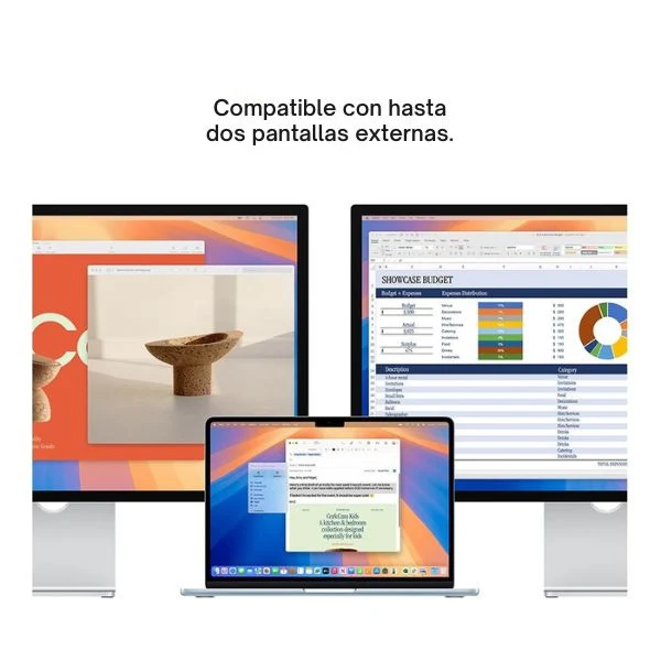 Laptop Apple MacBook Air 13 MC6A4LL/A Pantalla 13.6" - M4 - 24GB Memoria - 512GB SSD - 10-Core GPU - Starlight - Image 7