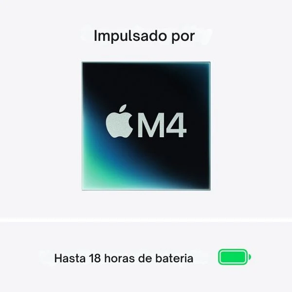 Laptop Apple MacBook Air 13 MW133LL/A Pantalla 13.6" - M4 - 16GB Memoria - 512GB SSD - 10-Core GPU - Midnight - Image 2