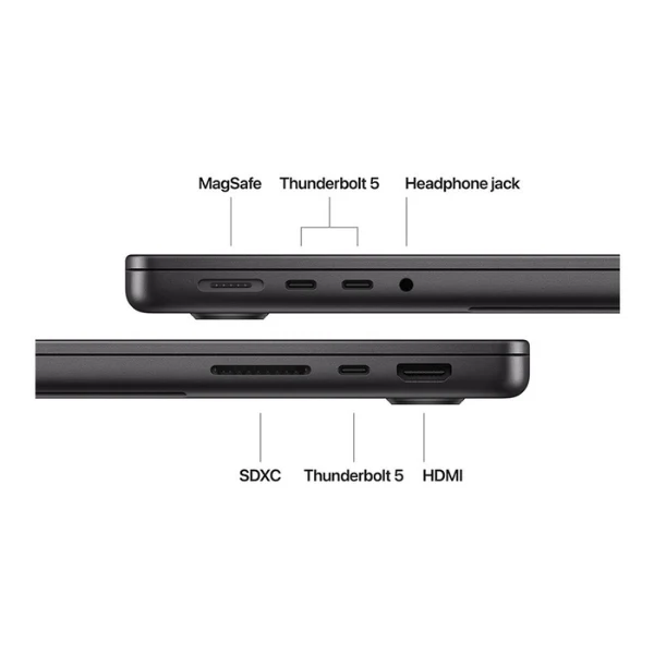Laptop Apple MacBook Pro 14 MX2J3LL/A Pantalla 14.2" - M4 Pro - 24GB Memoria - 1TB SSD - 20-Core GPU - Space Black - Image 6