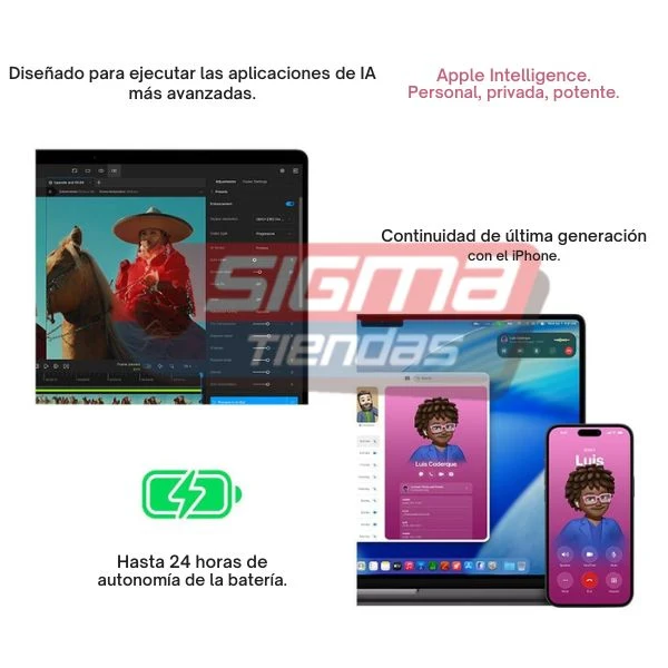 Laptop Apple MacBook Pro 16 MGEA4LL/A Pantalla 16.2" Liquid Retina XDR - M5 Pro - 24GB Memoria - 1TB SSD - 20-Core GPU - Space Black - Image 7