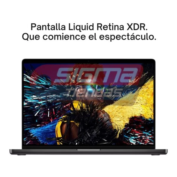 Laptop Apple MacBook Pro 16 MGED4LL/A Pantalla 16.2" Liquid Retina XDR - M5 Max - 36GB Memoria - 2TB SSD - 32-Core GPU - Space Black - Image 5