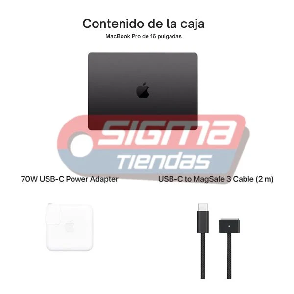 Laptop Apple MacBook Pro 16 MGED4LL/A Pantalla 16.2" Liquid Retina XDR - M5 Max - 36GB Memoria - 2TB SSD - 32-Core GPU - Space Black - Image 8