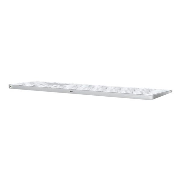 Teclado Apple Magic Keyboard con Touch ID y Teclado Numérico - Para Mac con Apple Silicon - Recargable USB-C - Bluetooth - Blanco - MXK73LL/A - Image 2
