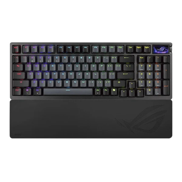 Teclado gaming inalámbrico ASUS ROG Azoth 96 HE RGB con switches magnéticos ROG HFX V2 - AZOTH96HE/B/PBT - Negro - Image 3