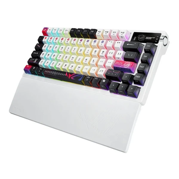 Teclado mecánico gaming inalámbrico ASUS ROG Azoth X 75% White RGB con switches ROG NX V2 Storm Clicky - AZOTHX/NXSMV2 - Blanco - Image 2
