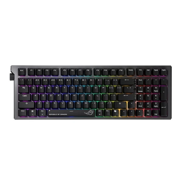 Teclado mecánico gaming inalámbrico ASUS ROG Strix Morph 96 Black RGB con switches ROG NX V2 Snow Linear - STXMORPH/HW2/AD - Negro
