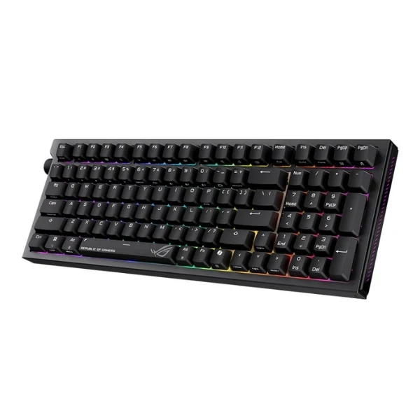 Teclado mecánico gaming inalámbrico ASUS ROG Strix Morph 96 Black RGB con switches ROG NX V2 Snow Linear - STXMORPH/HW2/AD - Negro - Image 2