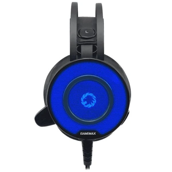 Audífonos Gaming GameMax G200 Pro - 50mm - LED 7 Colores - 3.5mm - USB - Cancelación de Ruido - Negro - Image 5