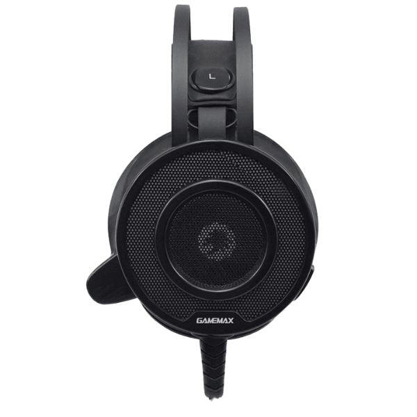 Audífonos Gaming GameMax G200 Pro - 50mm - LED 7 Colores - 3.5mm - USB - Cancelación de Ruido - Negro - Image 6