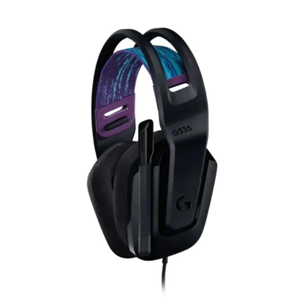 Audífonos Gaming Logitech G335 - 40mm - 3.5mm - Multiplataforma - Diadema Suspensión - Color Negro - 981-000977 - Image 2