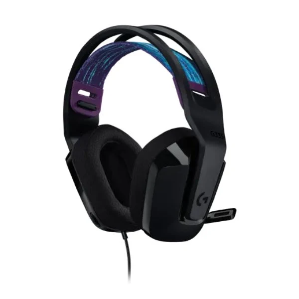 Audífonos Gaming Logitech G335 - 40mm - 3.5mm - Multiplataforma - Diadema Suspensión - Color Negro - 981-000977 - Image 3