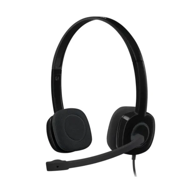 Audífonos Logitech H151 con Micrófono - 3.5mm - Controles Integrados - Estéreo - Negro - 981-000587 - Image 2