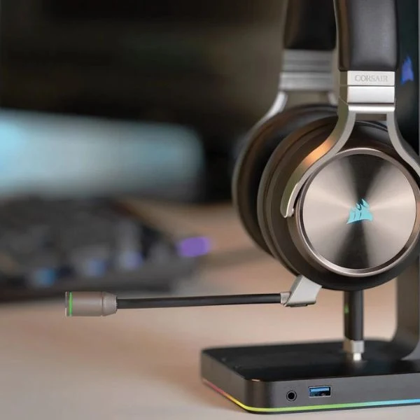AUDIFONOS CON MICROFONO CORSAIR VIRTUOSO RGB WIRELESS NEGRO - Image 2