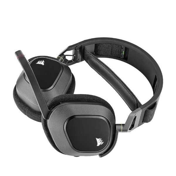 Audifonos Corsair inalámbricos HS80 RGB para juegos, Dolby Atmos, micrófono, compatible con iCUE, PC, Mac, PS5, PS4 - Image 2