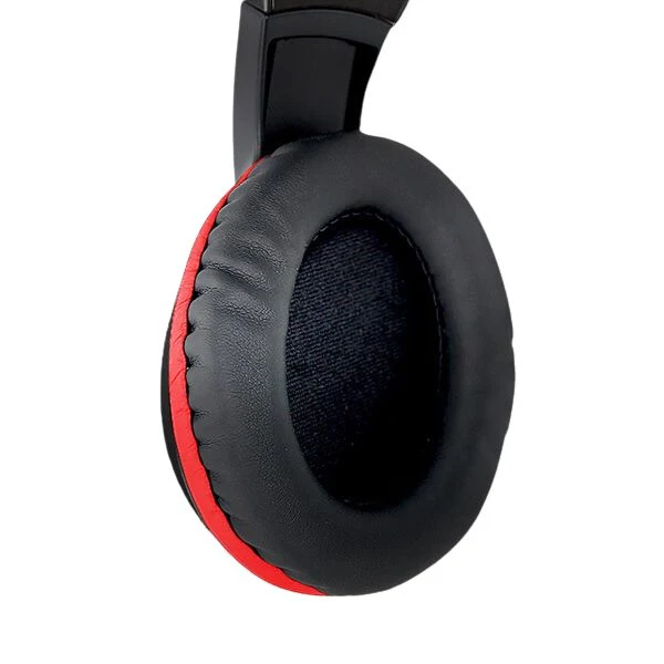 Audifonos Genius Gaming HS-G560 Conector 3.5mm, reduccion de ruido, ligero 248 gramos , Microfono, Color negro/Rojo. - Image 6
