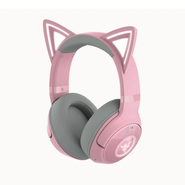 Audífono Razer Kraken Kitty V2 BT inalámbrico Bluetooth RGB Quartz - RZ04-04860100-R