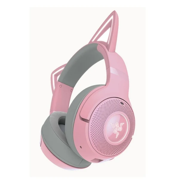 Audífono Razer Kraken Kitty V2 BT inalámbrico Bluetooth RGB Quartz - RZ04-04860100-R - Image 3