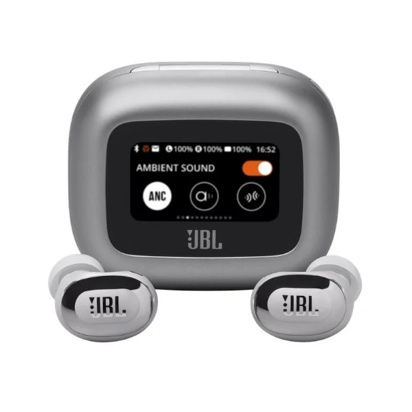 Audífonos JBL Live Buds 3 True Wireless - Cancelación de Ruido - Bluetooth - Silver - JBLLIVEBUDS3SIL
