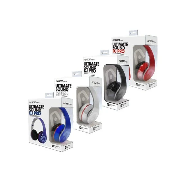 Audífonos con Micrófono Argom Ultimate DJ Pro, Conector 3.5mm, Rojo - Image 4