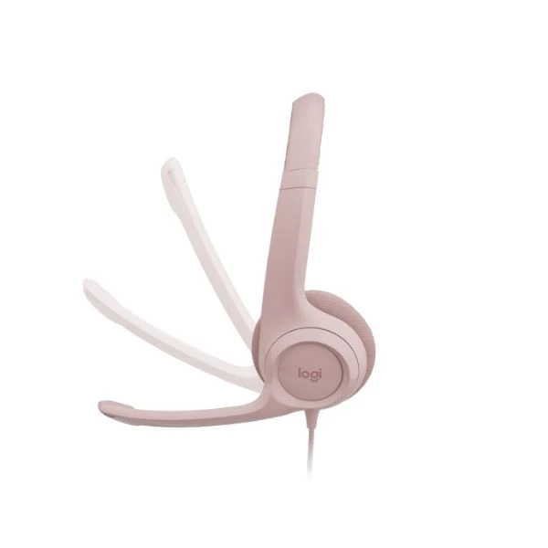 Audífonos - Micrófono Logitech H390 USB Rosado - Image 3