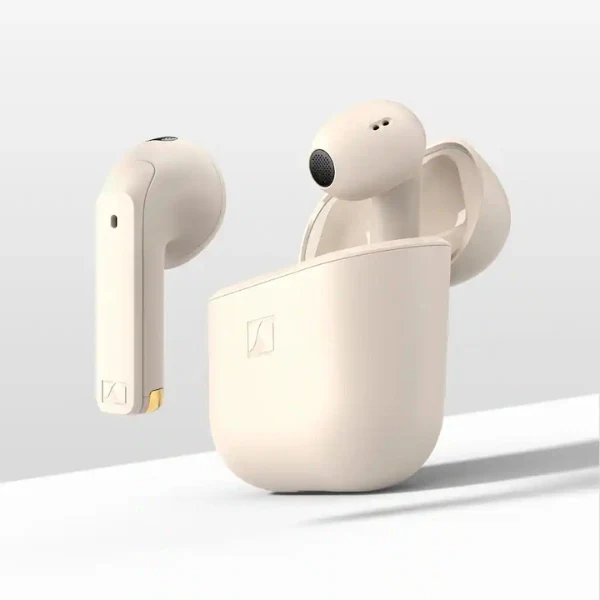 Audífonos Sennheiser ACCENTUM Open Wireless Earbuds Ear Buds with Open Design Dynamic Sound Bluetooth 5.3 - Cream - Image 4