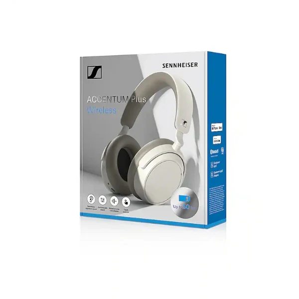 Audífonos Sennheiser ACCENTUM Plus Wireless Bluetooth Headphones Adaptive Hybrid ANC Smart Adaptive Features - White - Image 6