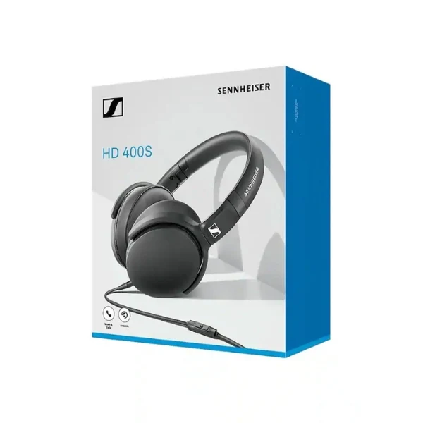 Audífonos Sennheiser HD 400S Wired Over-the-Ear Headphones - Black - Image 5