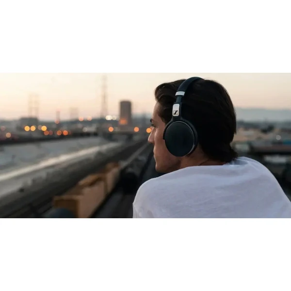 Audífonos Sennheiser HD 450BT Wireless Noise Cancelling Over-the-Ear Headphones - Black - Image 8