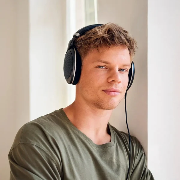 Audífonos Sennheiser HD 550 Over-Ear Open-Back Wired Headphones - Black - Image 7