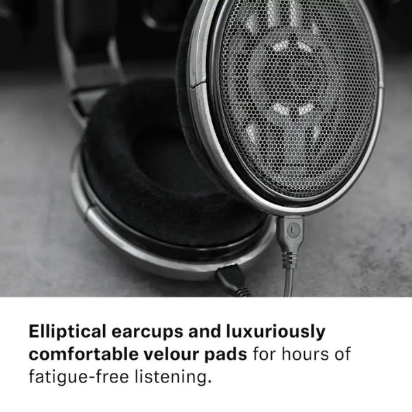 Audífonos Sennheiser HD 650 Hi-Res Audiophile Open Back Headphone Quality Transducer and Diaphragm - Gray - Image 7