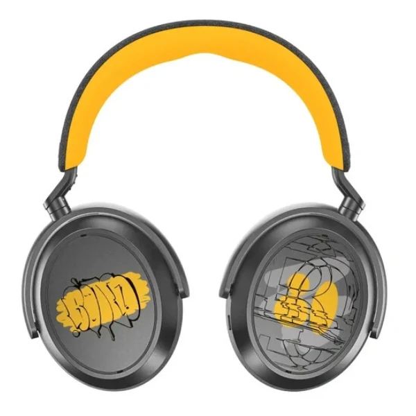 Audífonos Sennheiser MOMENTUM 4 Wireless Bluetooth Over Ear Headphones (80th Anniversary) - Gray/Yellow - Image 2