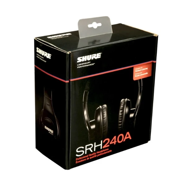 Audífonos Shure SRH240A alámbricos con diadema y almohadillas acolchadas – Negro - Image 3