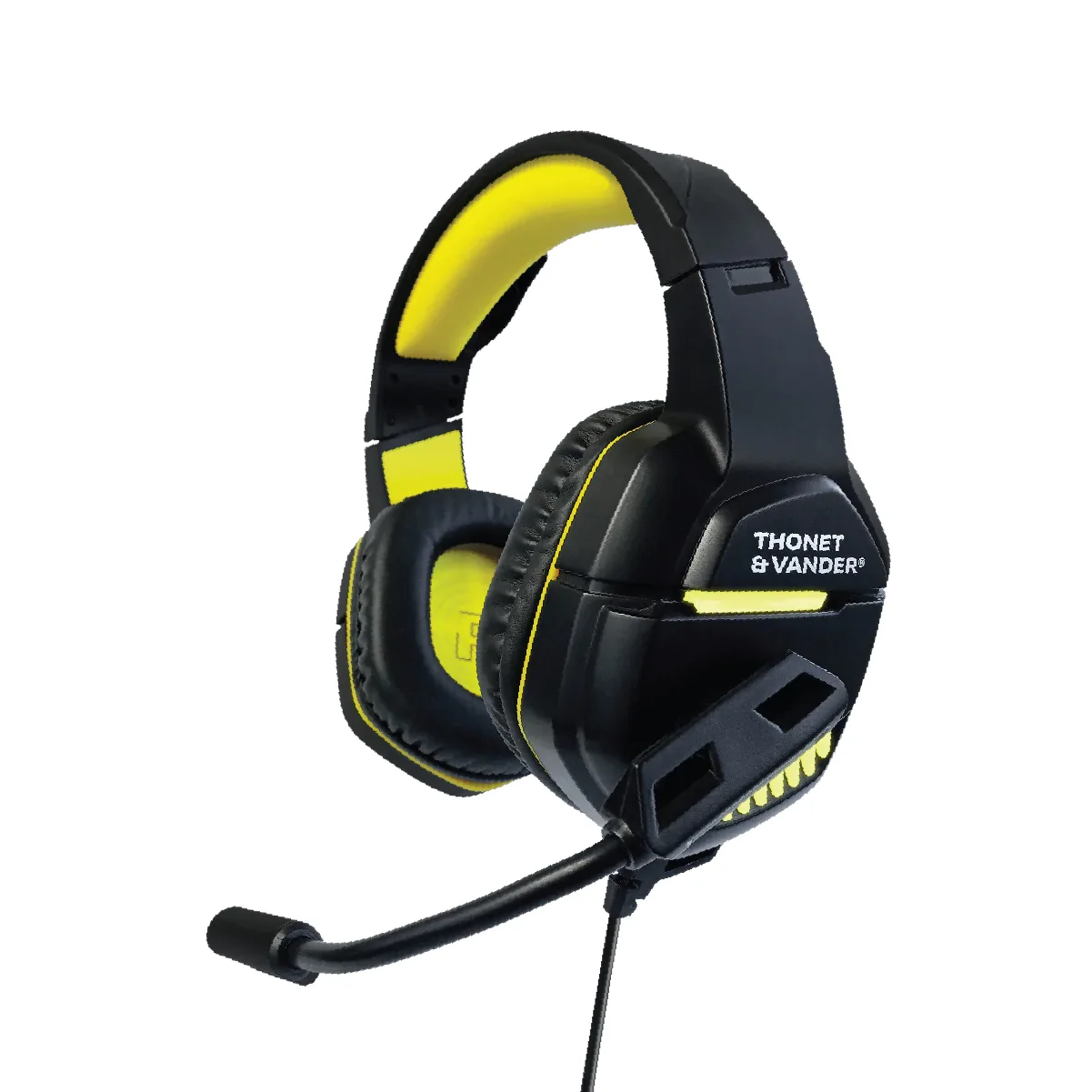 Audifonos Thonet Vander VX75 Gaming - Micrófono Cancelación de Ruido, Diseño Ergonómico Ultra Liviano y Compatibilidad Multiplataforma