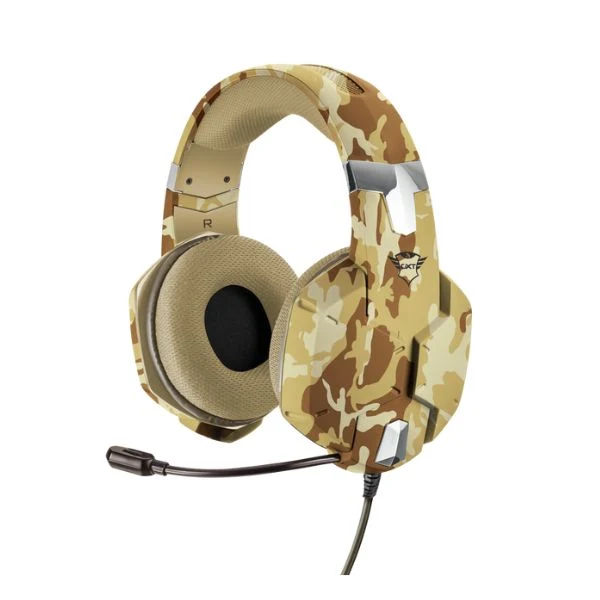 Audifonos Trust GXT 322D Carus Gaming Microfono 3.5Mm Camo Beige 22125 - Image 2