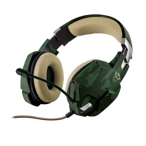 Audifonos Trust GXT 322C Carus Gaming Microfono 3.5Mm Camo Verde 20865 - Image 3