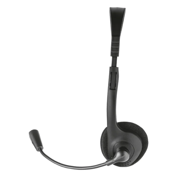 Audifonos Trust HS-100 Microfono 3.5Mm Negro 24423 - Image 3