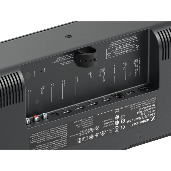 Barra de sonido Sennheiser AMBEO Soundbar Max 3D Home Audio Soundbar - Black - Image 5