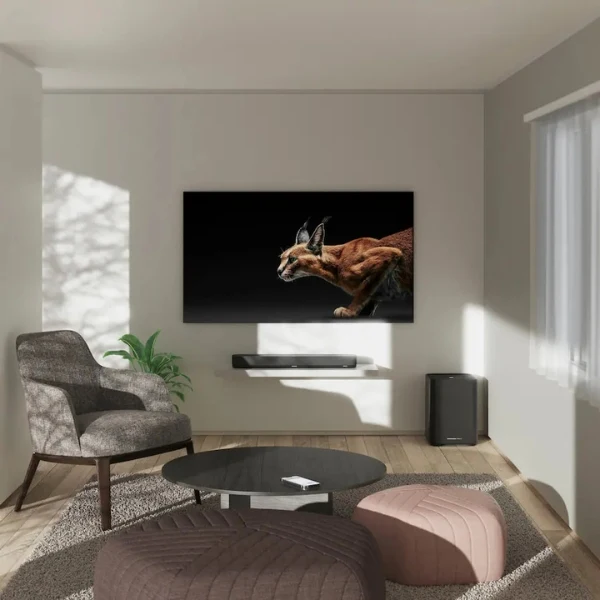 Barra de sonido Sennheiser AMBEO Soundbar Mini Compact Device with Adaptive Features and Multiple Connectivity - Black - Image 10