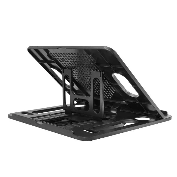 Base Ergonómica Unno Tekno NC6115BK para Laptop hasta 17" con Soporte de Celular Negro - Image 2