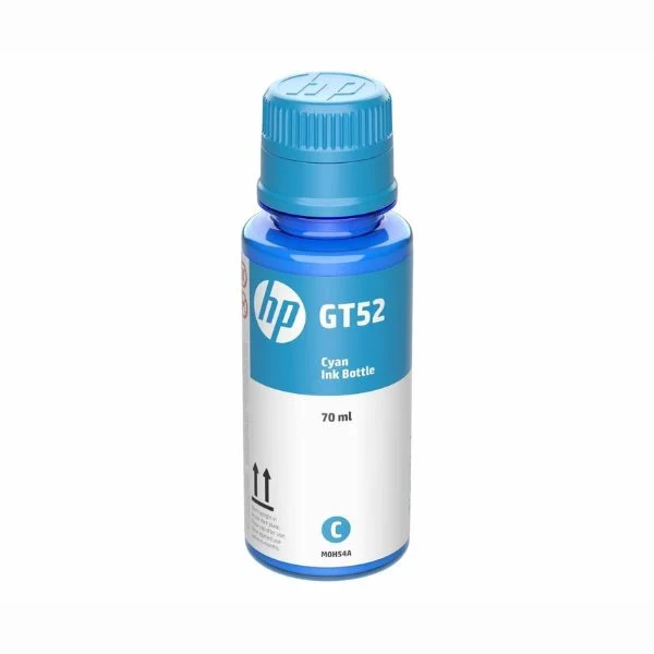 Botella de Tinta HP GT52 Cian Original (M0H54AL) - 70 ml - Rendimiento de hasta 8,000 páginas