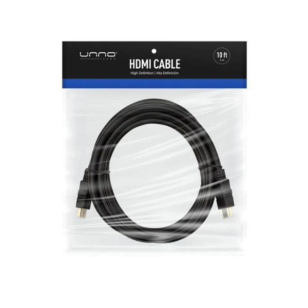 Cable Unno Tekno CB4110Bk Hdmi-Hdmi 3 Mtrs Negro - Image 2