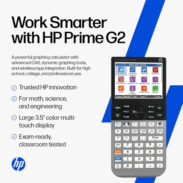 Calculadora Gráfica HP Prime G2 - Pantalla 3.5" - CAS - Programable - Image 6