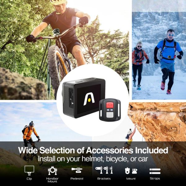 Cámara Argom EPIC 85 - 20MP - 4K Ultra HD - Doble Pantalla - WiFi - ARG-AC-9185BK - Image 6