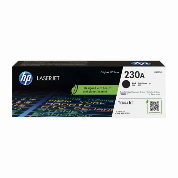 Cartucho de Tóner Original HP LaserJet 230A Negro (W2300A)