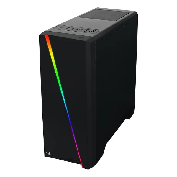 Case AeroCool Cylon RGB Mid Tower with Acrylic Side window, Black - Image 5